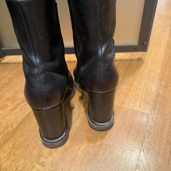 Celine wedges black boots size 39 - Picture 7 of 8